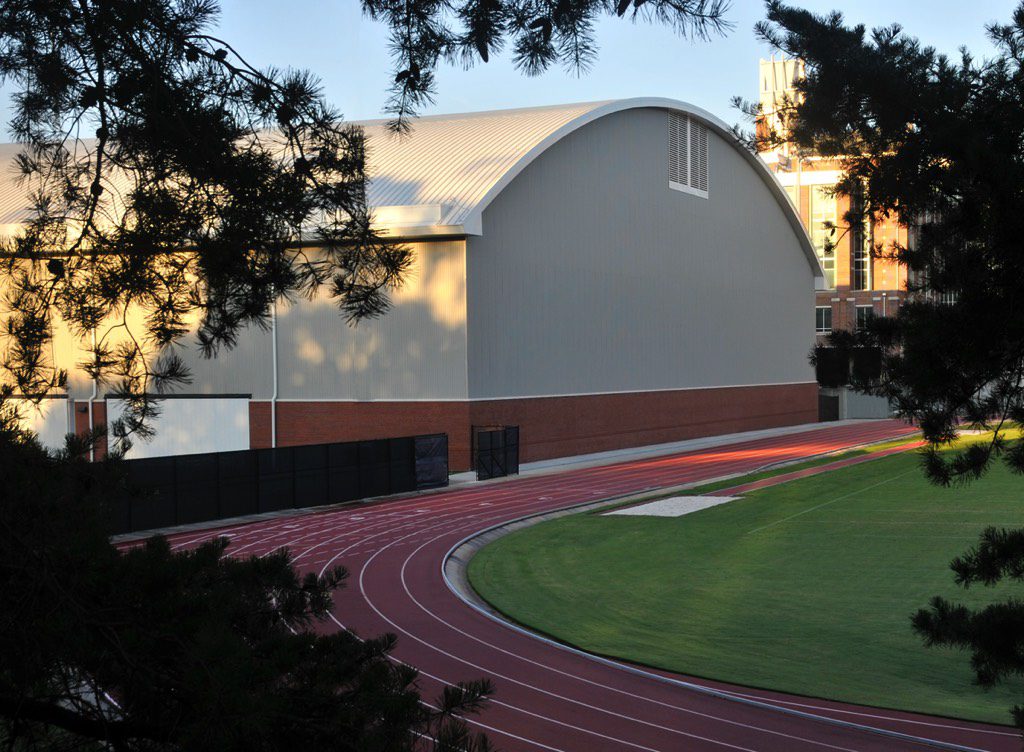 Georgia Tech Football Practice Facility North View from Track